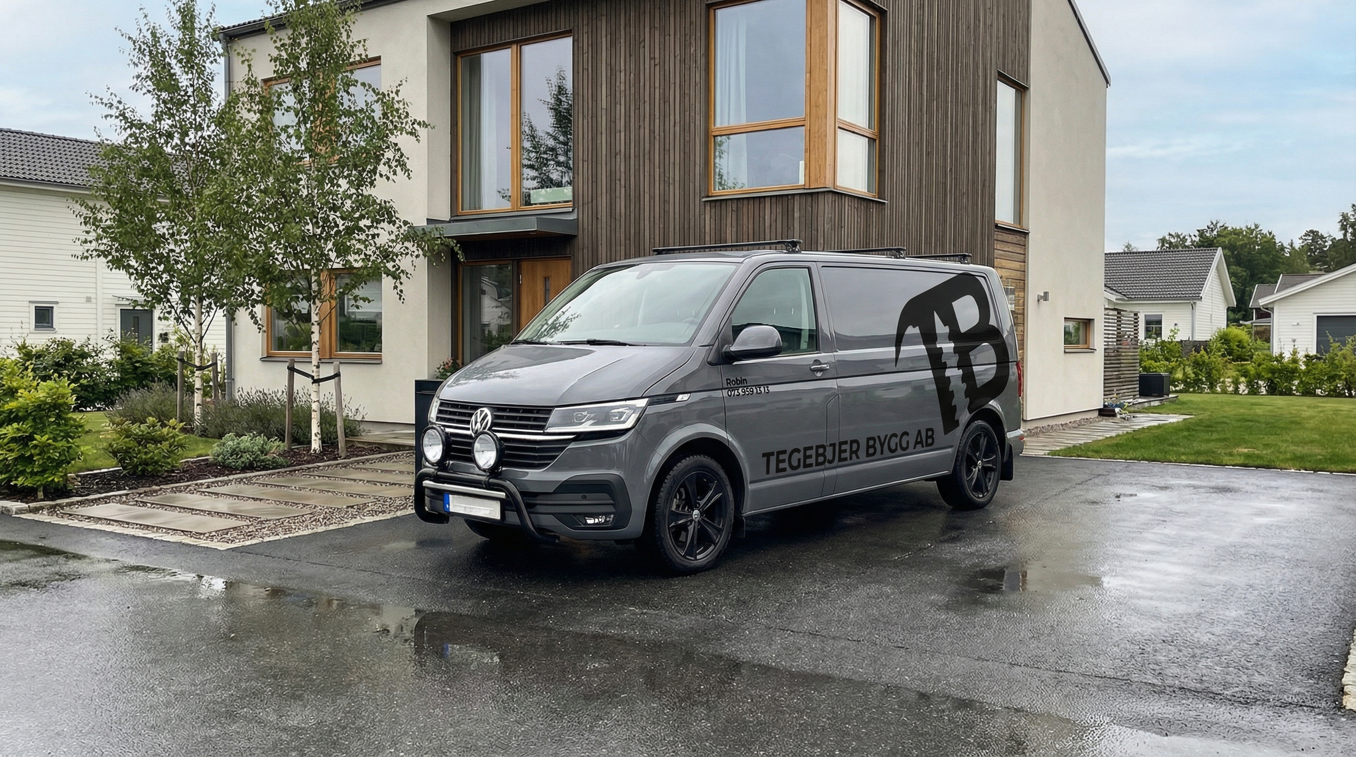 Tegebjer Bygg arbetsbil