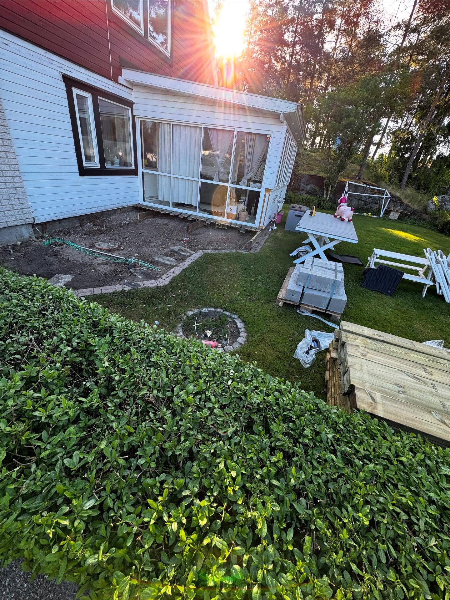 Altanbygge ~50 m² — före